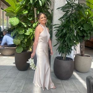 Watters Bianca Bridesmaids Dress in Prosecco